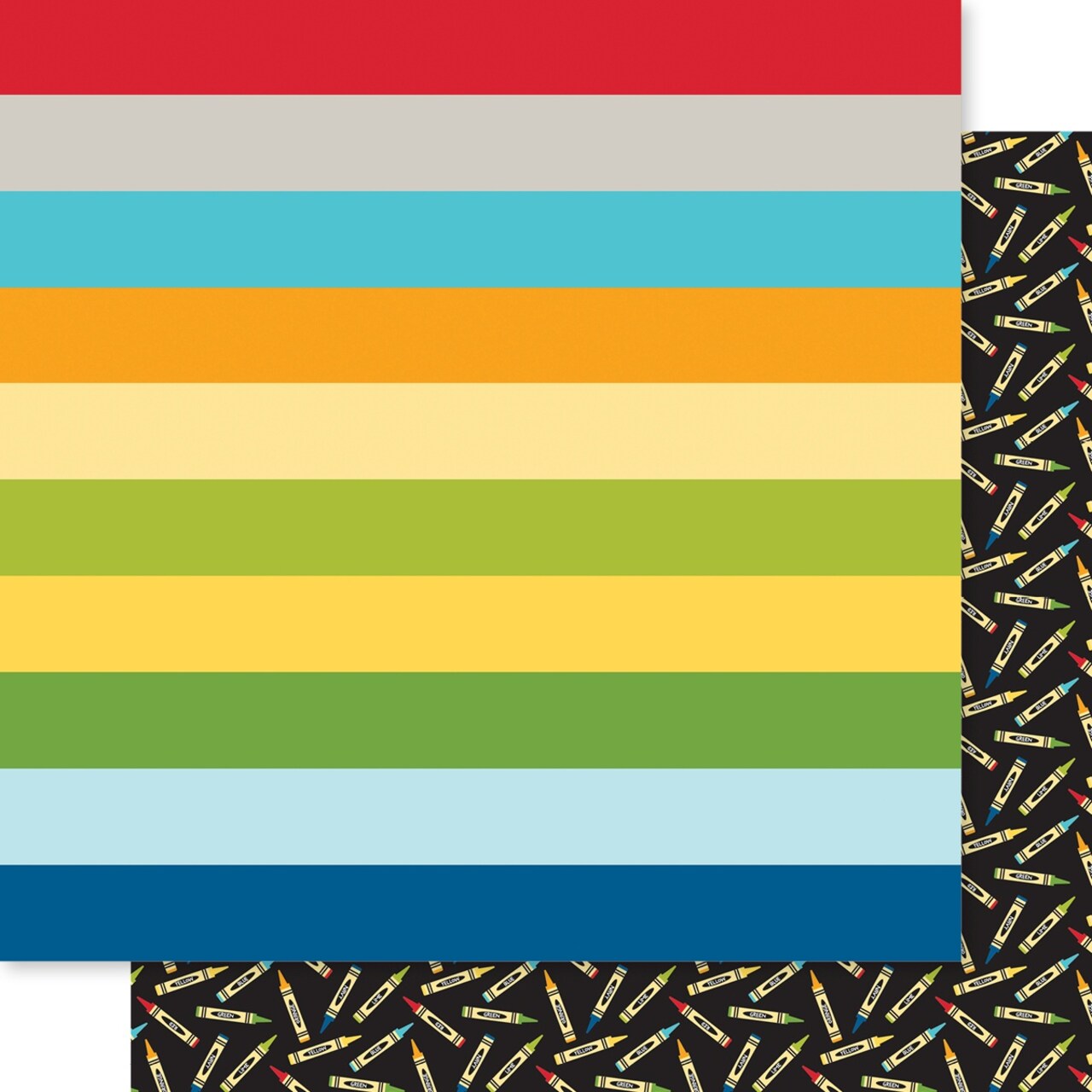 School Is Cool Double-Sided Cardstock 12"X12"-Coloring